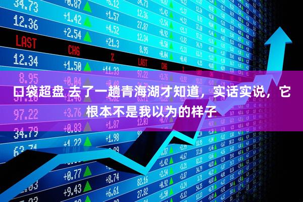 口袋超盘 去了一趟青海湖才知道，实话实说，它根本不是我以为的样子