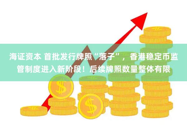 海证资本 首批发行牌照“落子”，香港稳定币监管制度进入新阶段！后续牌照数量整体有限